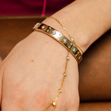 Illuminess™ Sterling Silver Starset Banglet - Medium Size