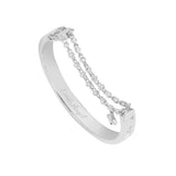 Illuminess™ Sterling Silver Starset Banglet - Small Size