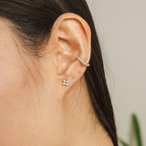 Illuminess™ Sterling Silver Single Ear Cuff