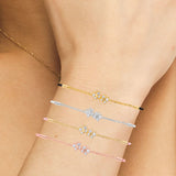 Enchanting Flutterfly™ Rose Gold Vermeil Silk Cord Butterfly Bracelet