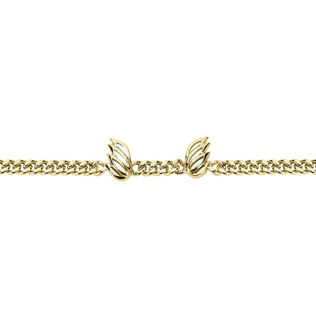 Mini Halo Wings™ Gold Vermeil Diamond Angel Choker - 15.5"