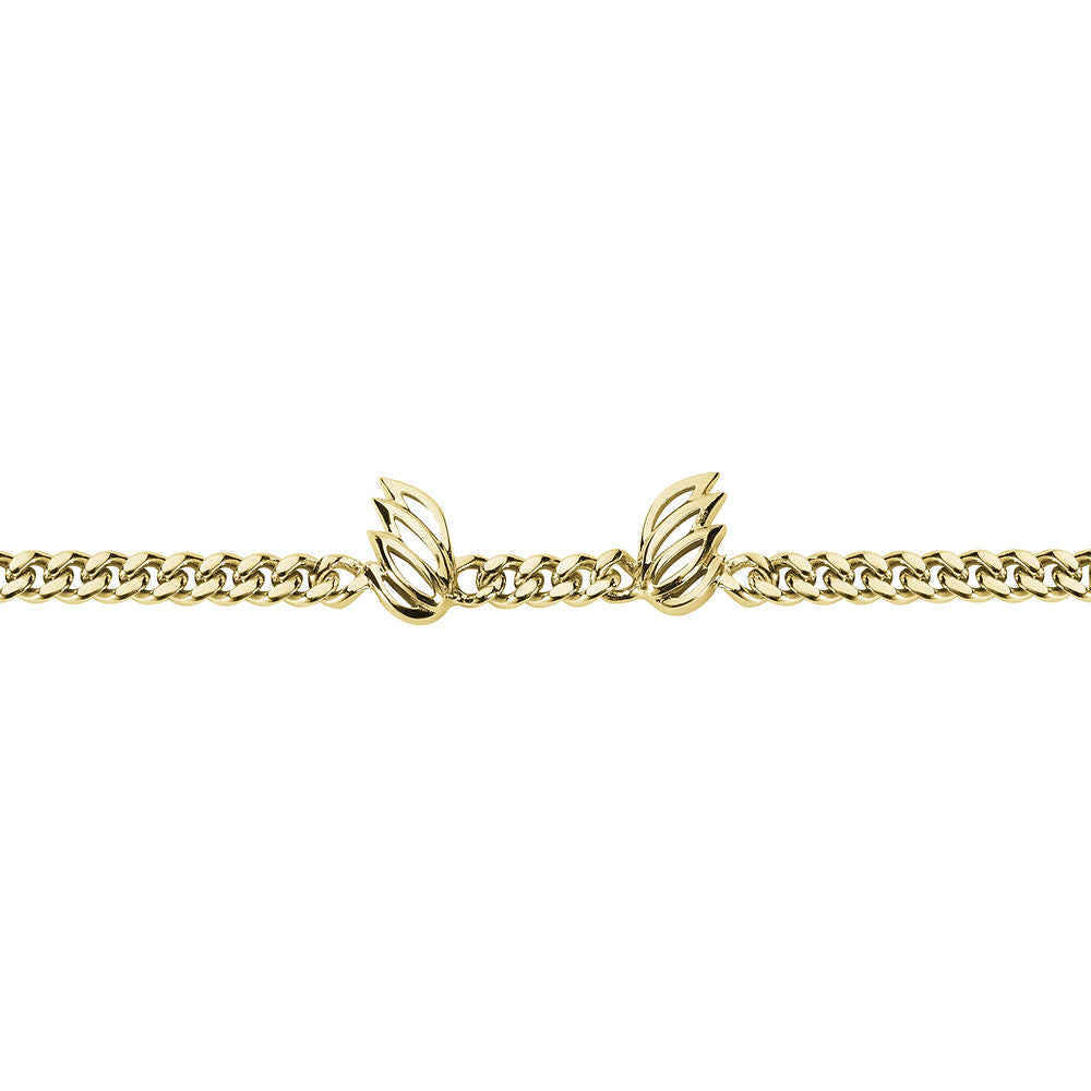 Mini Halo Wings™ Gold Vermeil Diamond Angel Choker - 15"