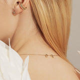 Mini Halo Wings™ Diamond Gold Vermeil Angel Necklace