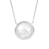 Loves Frequency™ Mother of Pearl Sterling Silver Necklace