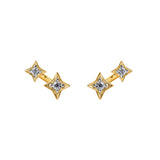 Illuminess™ Gold Vermeil Shooting Star Studs