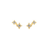 Illuminess™ Gold Vermeil Shooting Star Studs