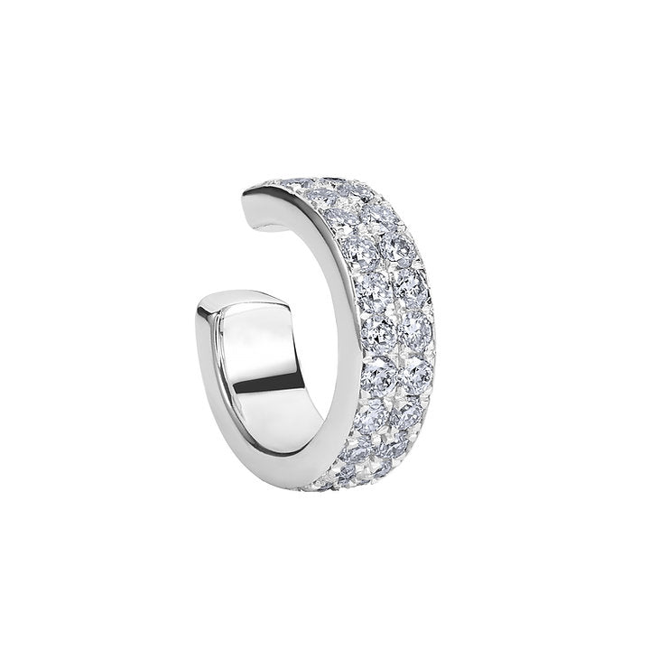 Illuminess™ Sterling Silver Double Ear Cuff