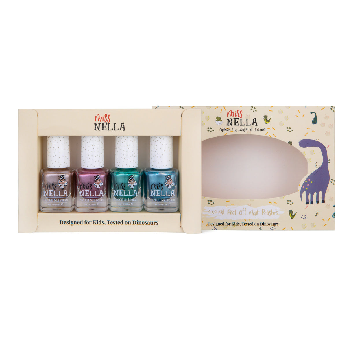 Choose Your Style: Versatile 4-Pack Kids' Nail Polish Set