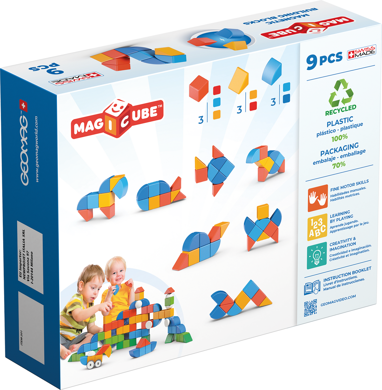 Geomag Magicube Animals Set 9 Pieces