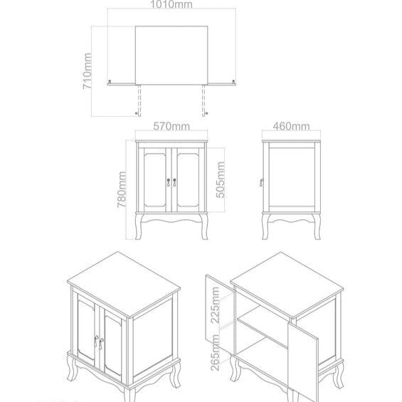 Marcella Double Door Cabinet