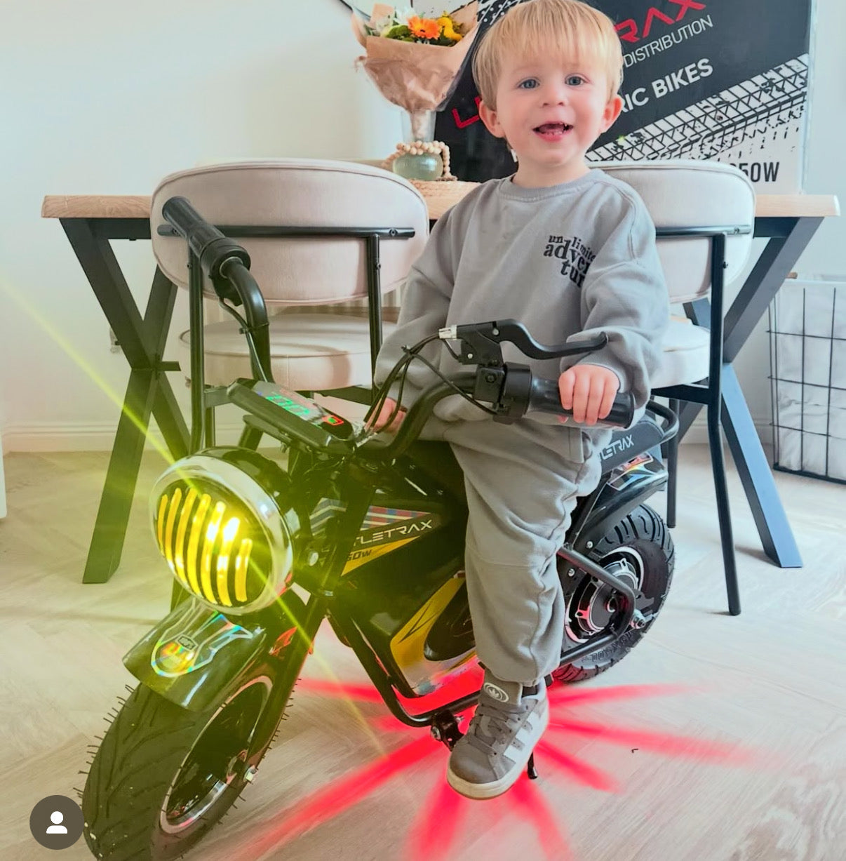 Littletrax 350W Kids Electric Bike – Ages 3 to 7 ride on monkey bike