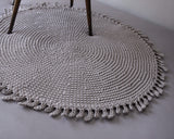 Crochet Rug SUN | OATMEAL