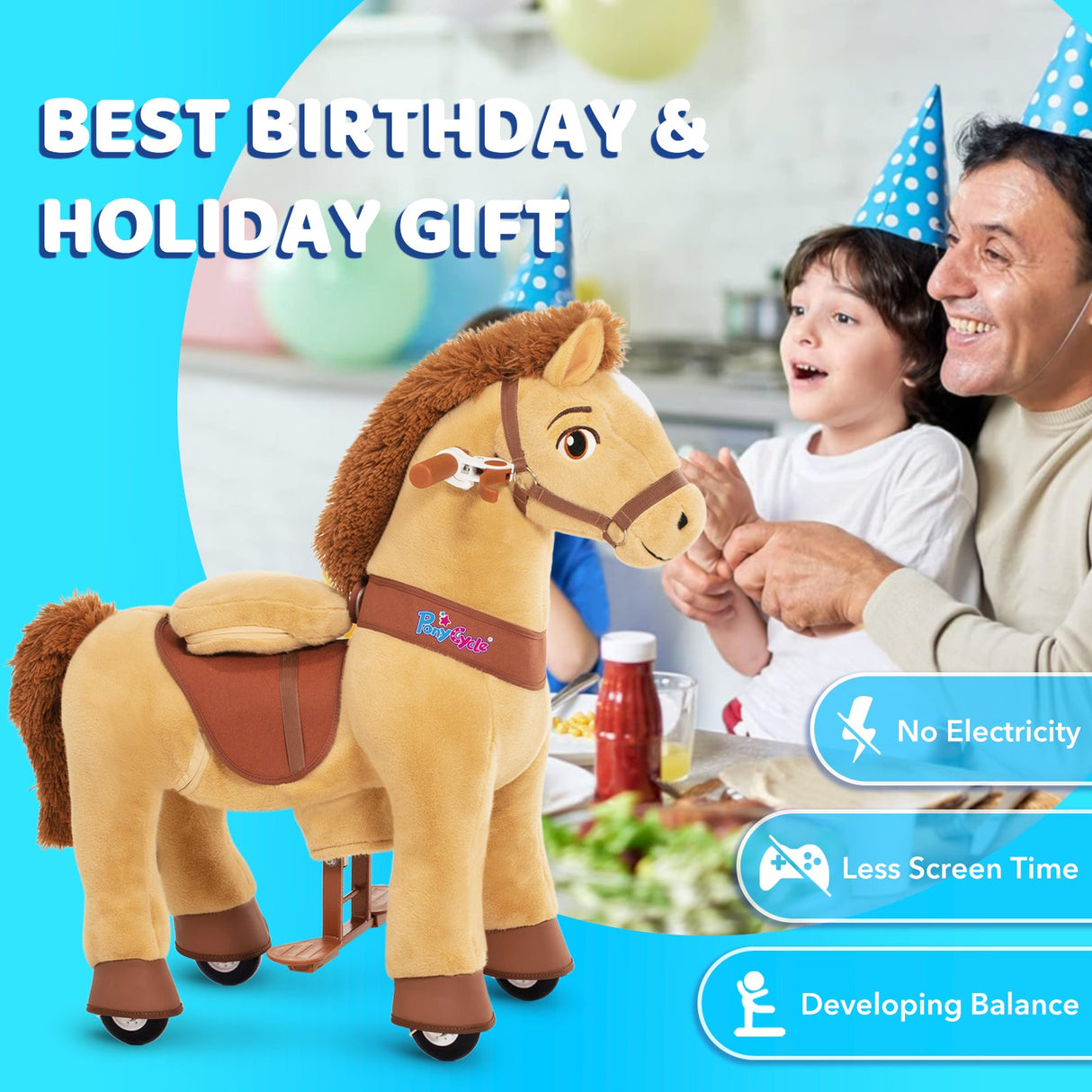 Model E Rocking Horse Toy Age 3-5