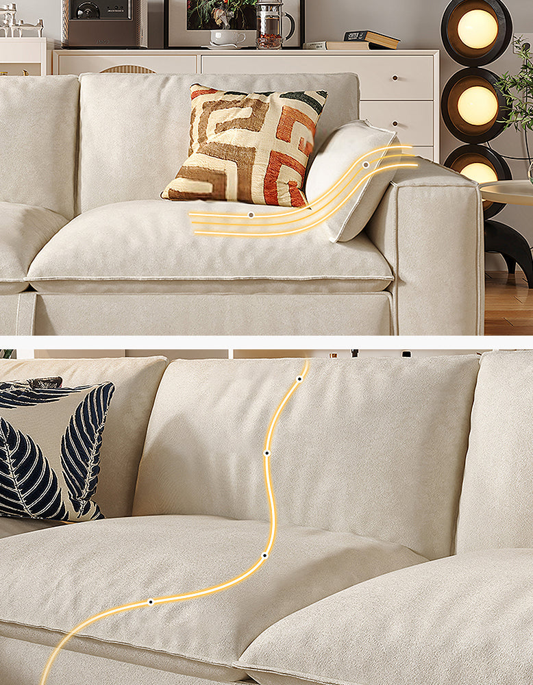 Acosta Corner Sofa Bed With Storage, Suede