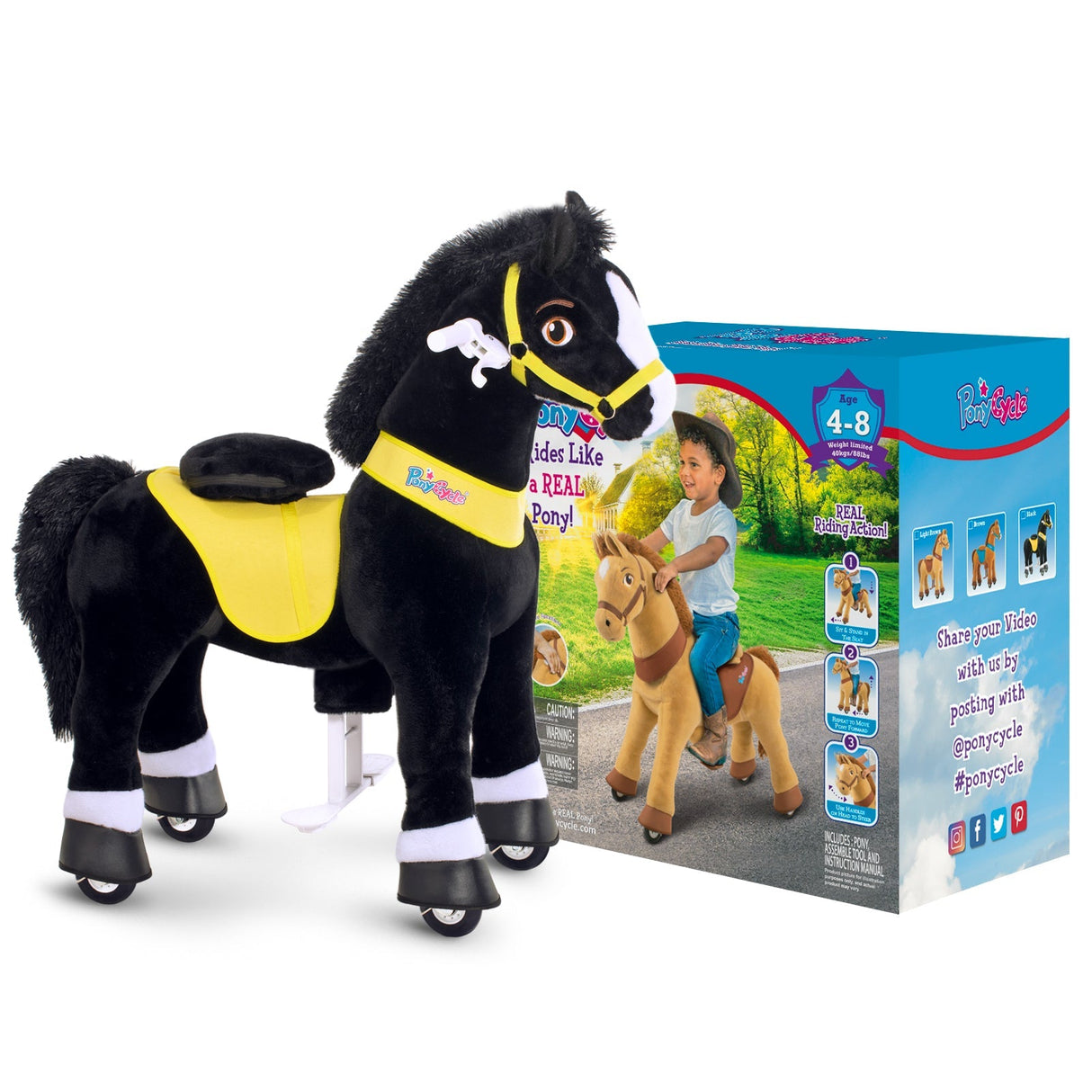 Model E Saddle Horse Toy Age 4-8
