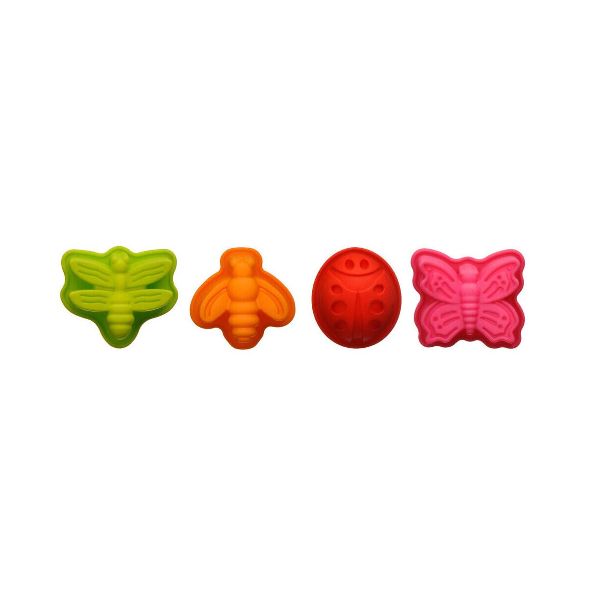 Silicone Set Of Four Mini Cake Moulds