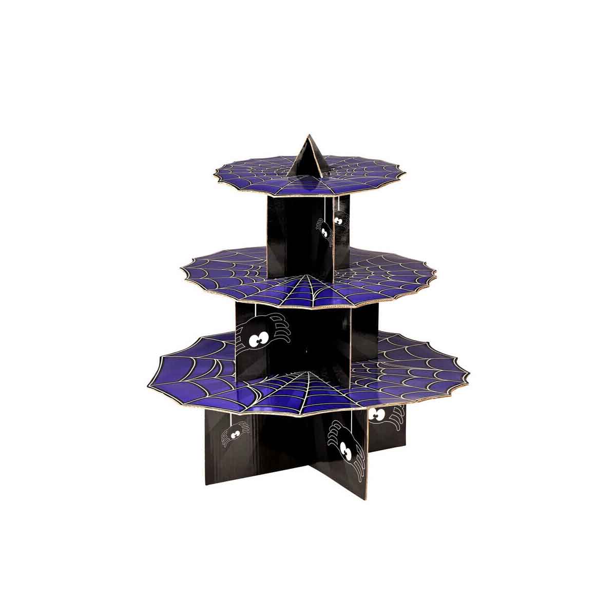 Halloween Incy Wincy 3 Tier Spider Cake Stand