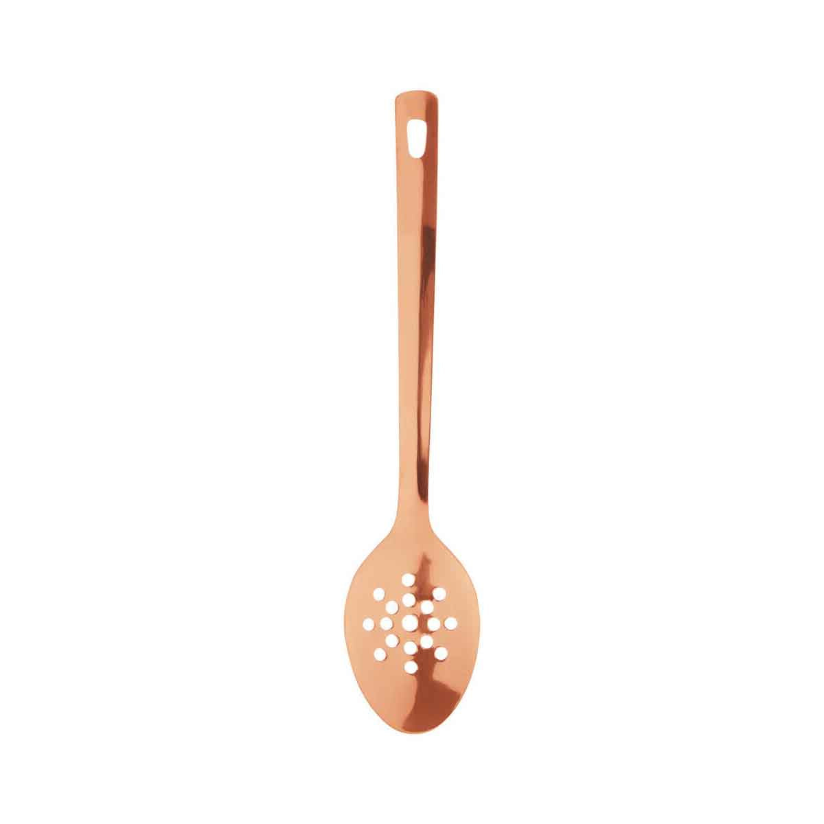 Freya Rose Gold Finish Slotted Spoon