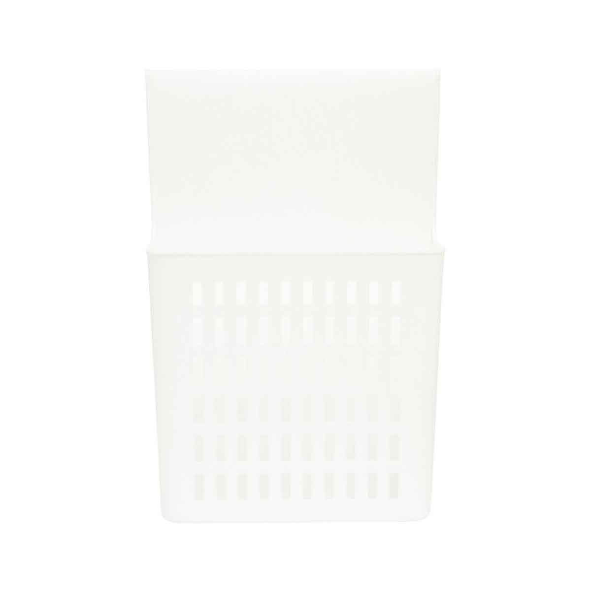 Temel White Hangable Organiser Basket