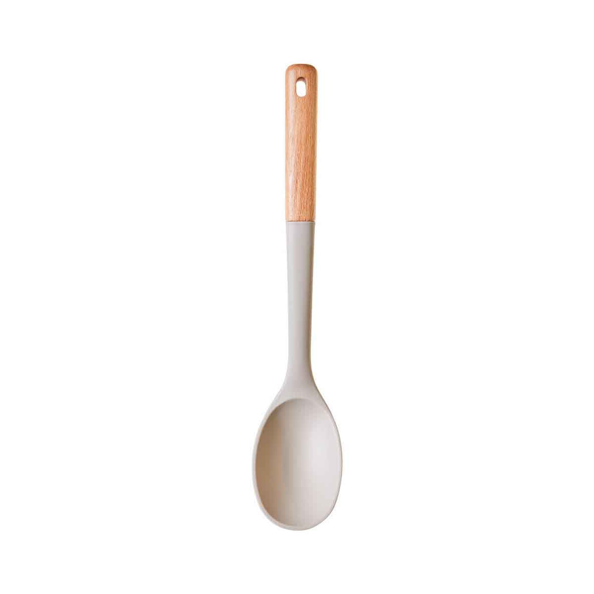 Nova Stone Grey Silicone Head Spoon
