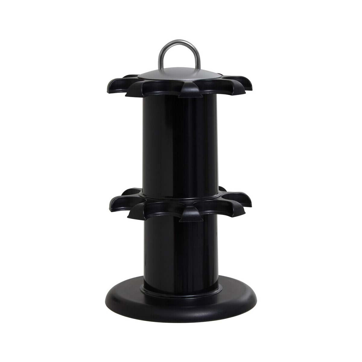 Luciano 2 Tier Black Spice Rack