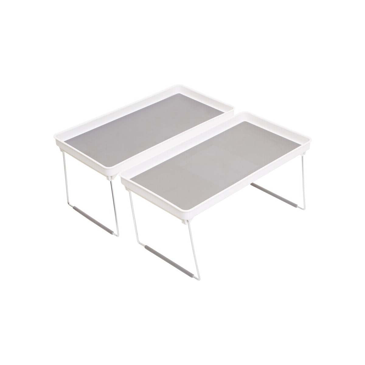 Romm Set Of Two Foldable Cabinet Racks
