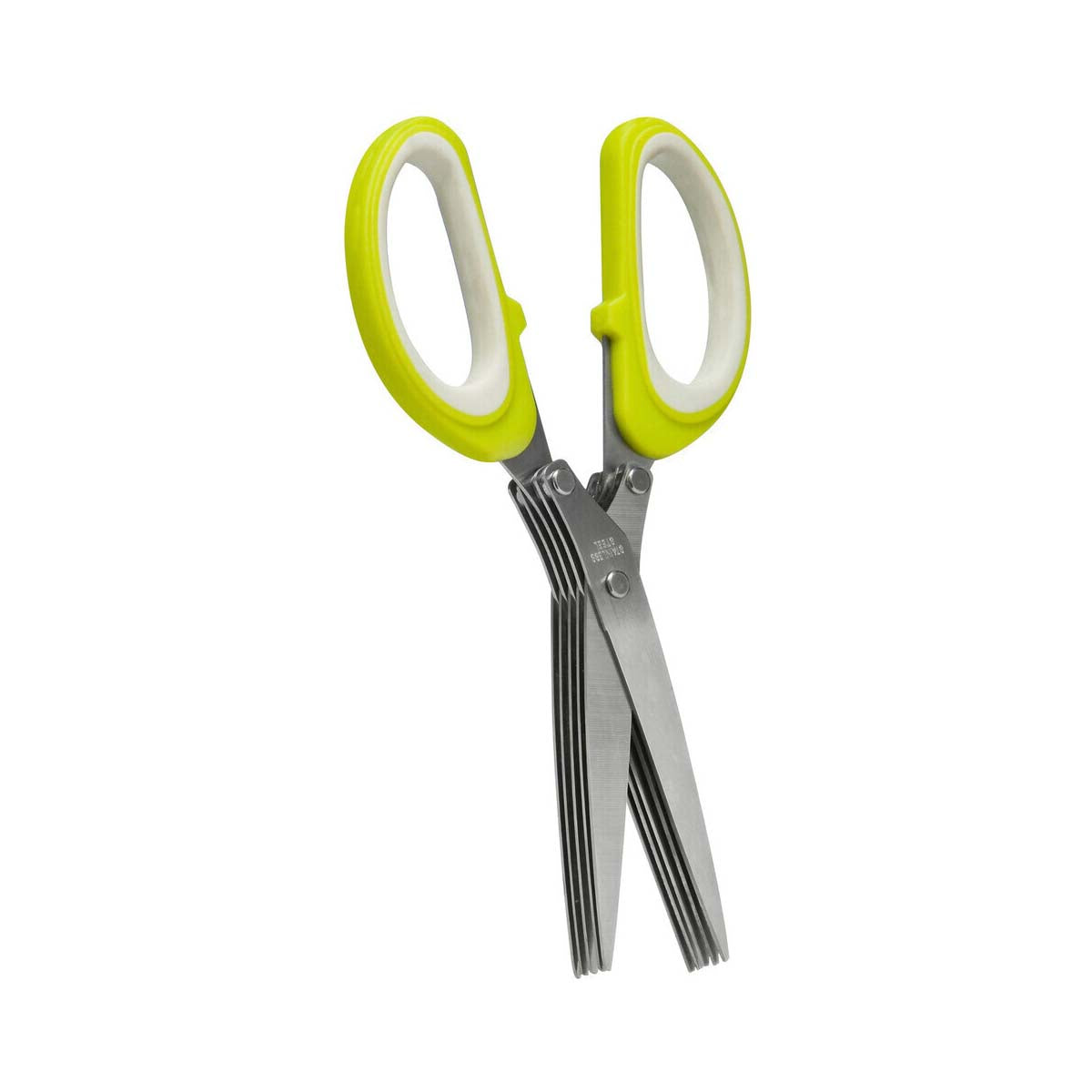 Lime Green and White Herb Scissors