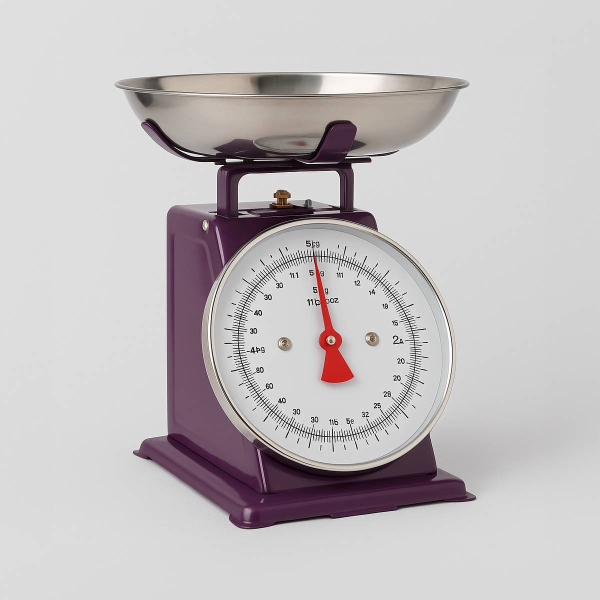 Olivier 5kg Purple Retro Kitchen Scale