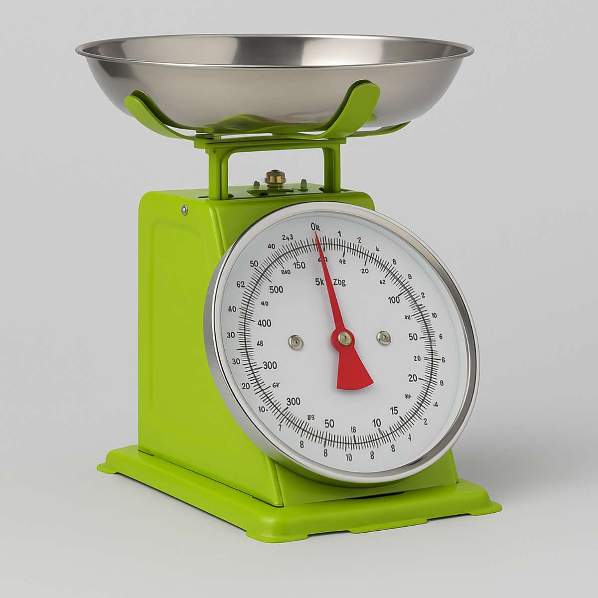 Olivier 5kg Lime Green Retro Kitchen Sca