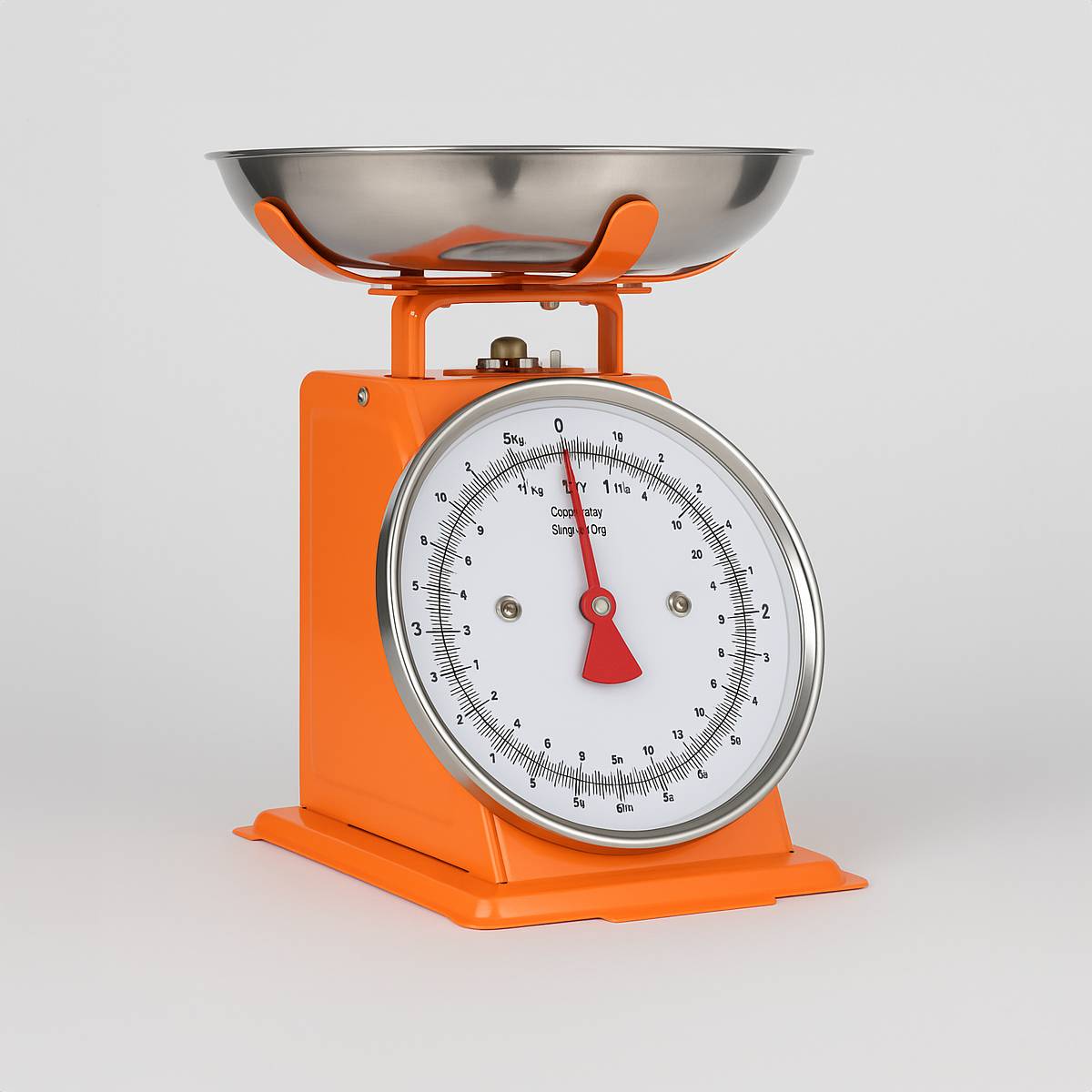 Olivier 5kg Orange Retro Kitchen Scale
