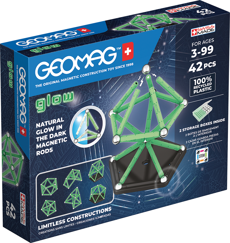 Geomag Glow Recycled 42 Pieces Set