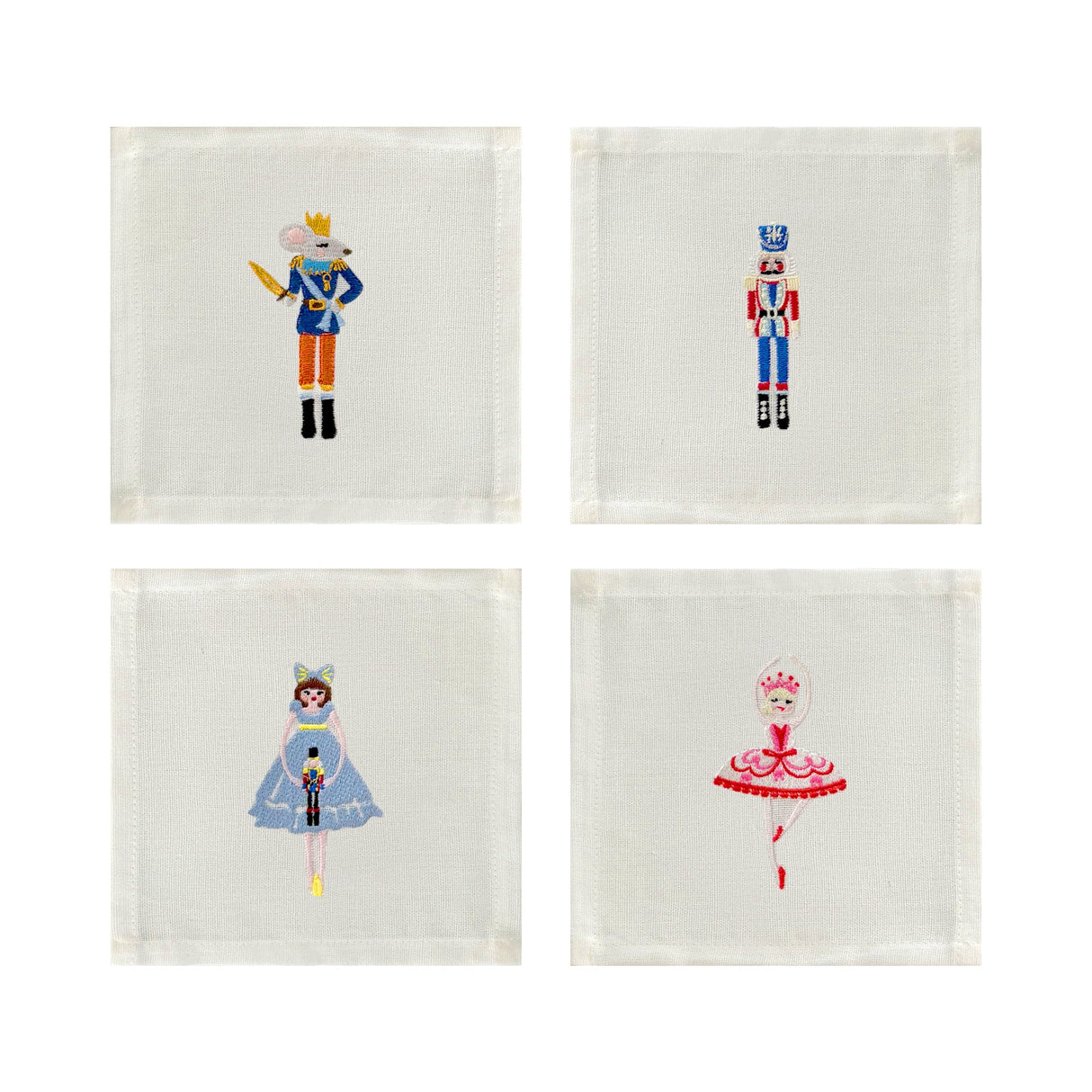 Christmas Nutcracker Cocktail Napkins | Set 4