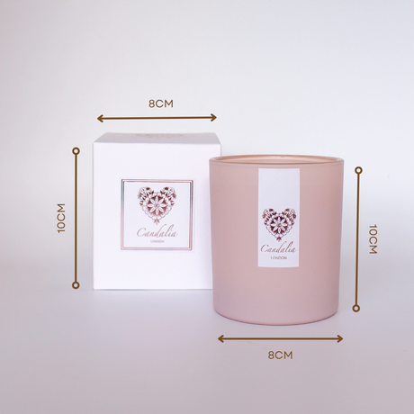 Tonka Bean &Amp; Patchouli Pink Candle
