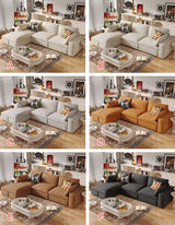 Acosta Corner Sofa Bed With Storage, Suede