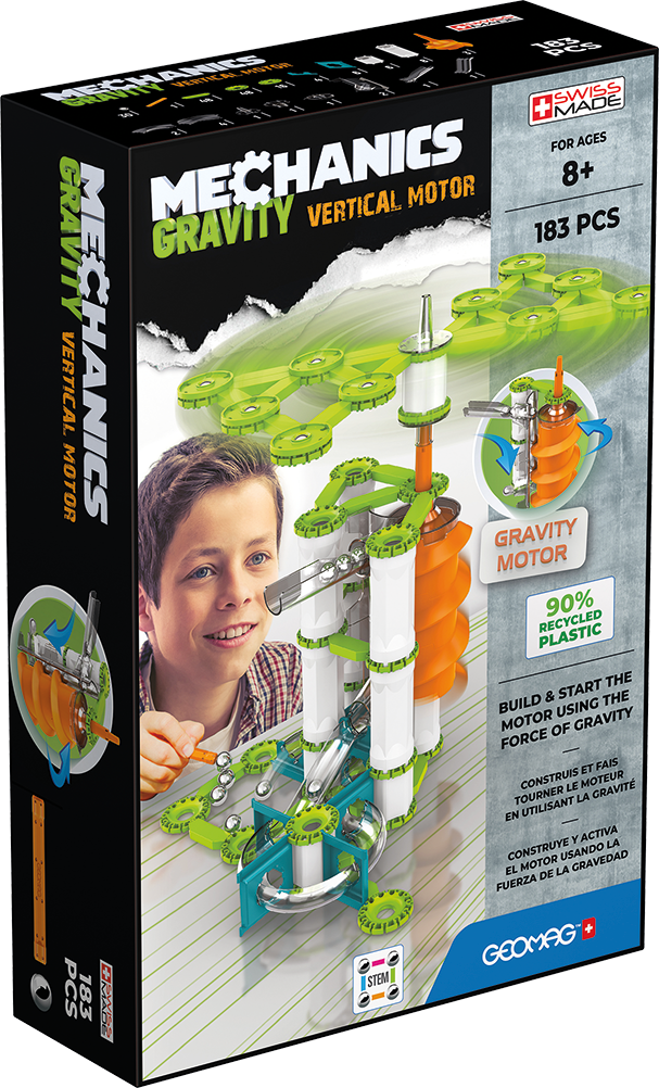 Geomag Mechanics Gravity Vertical Motor 183 Pieces