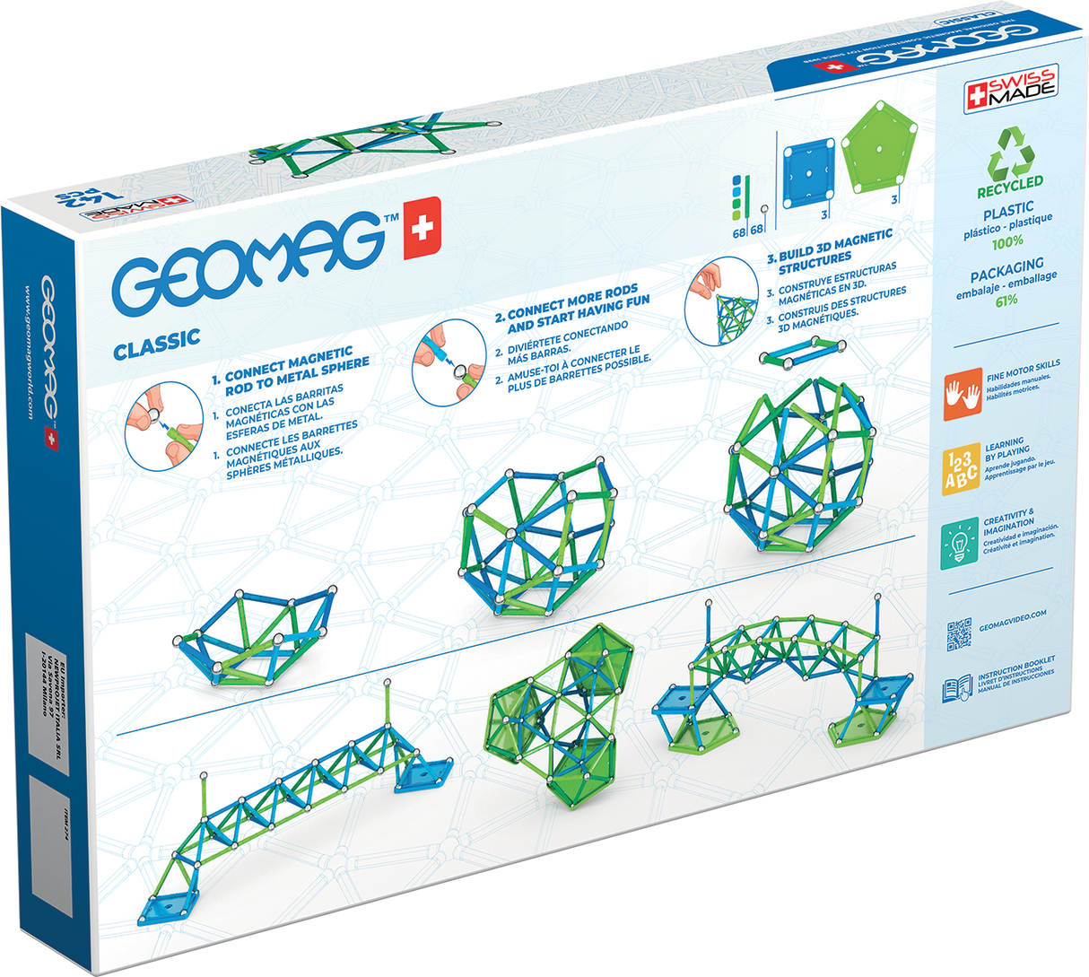Geomag Classic 142 Pieces Set