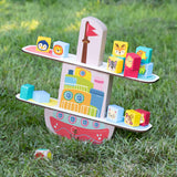 Wooden Balance Boat