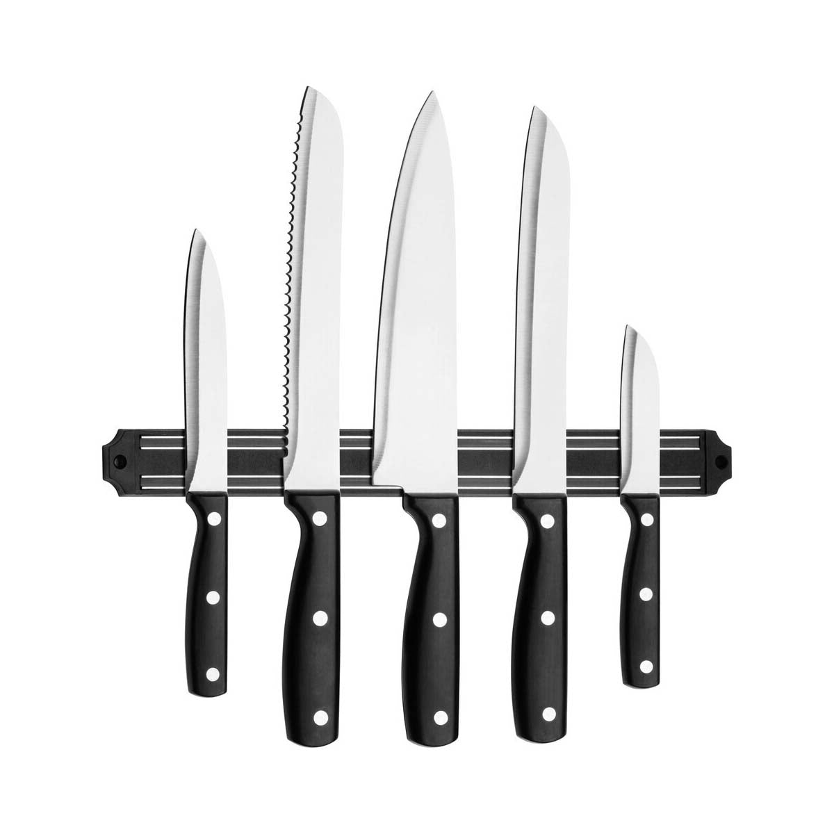 Corisco 5Pc Knife Set With Magnetic Bar And Holder