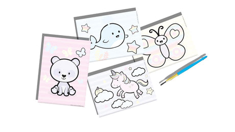 Colouring With Water - Fantasy Animals