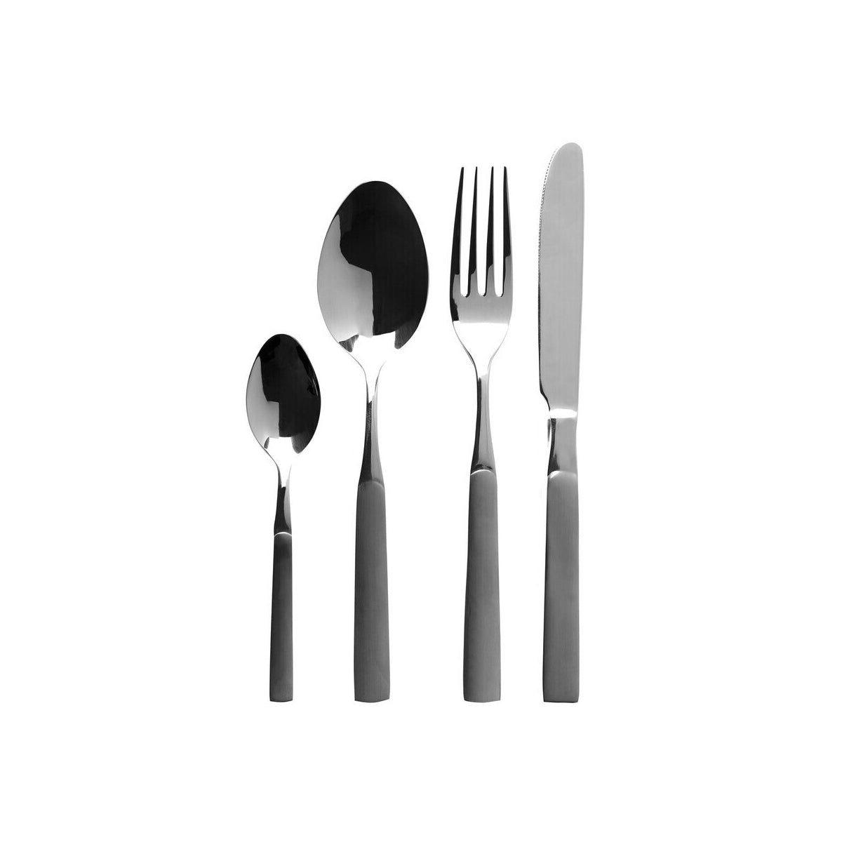 Jewel 24Pc Silver Finish Cutlery Set