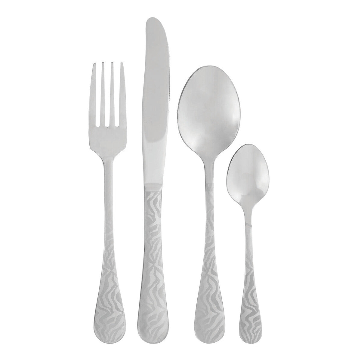 Avie 16 Piece Zebra Cutlery Set