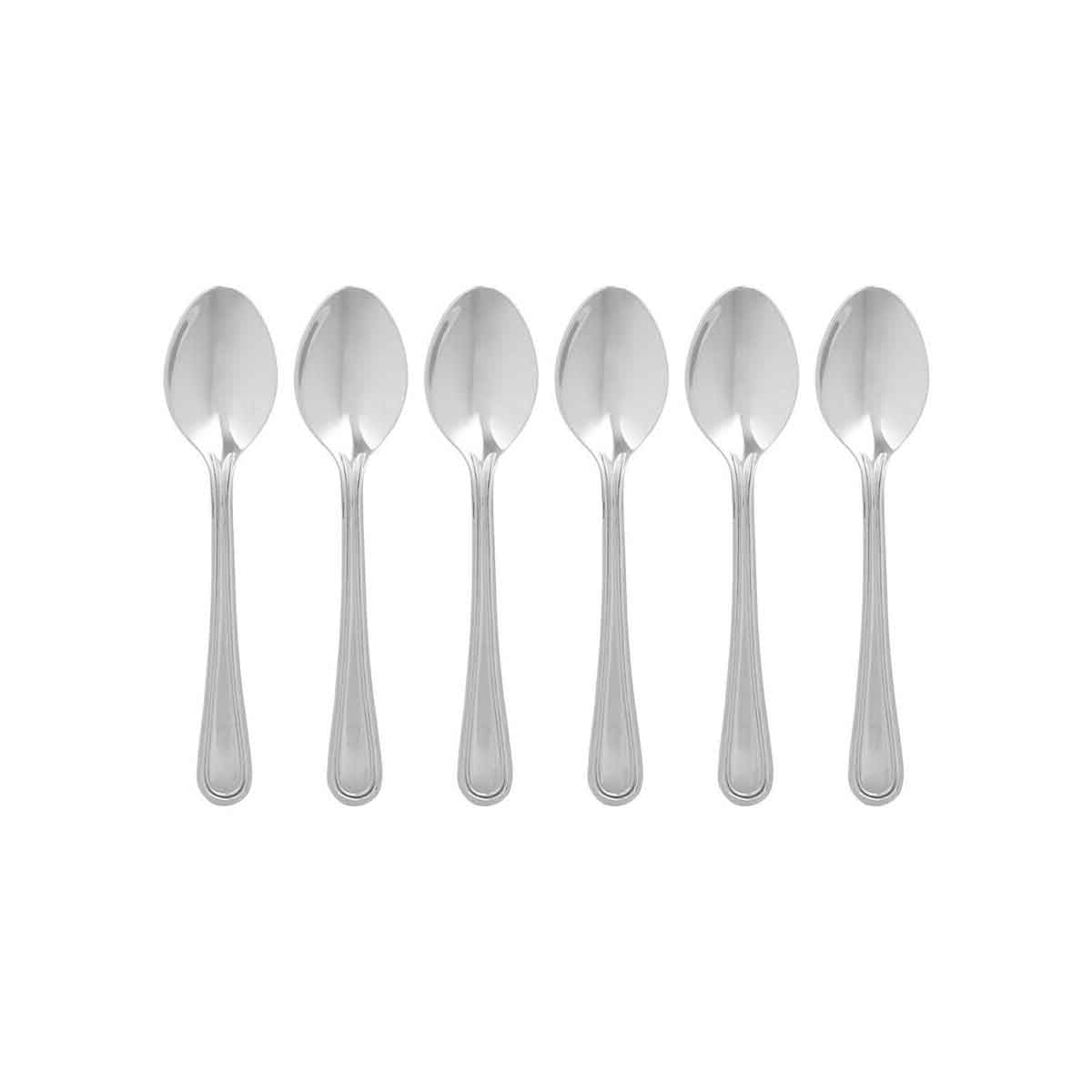 Set Of Six Classic Teaspoons