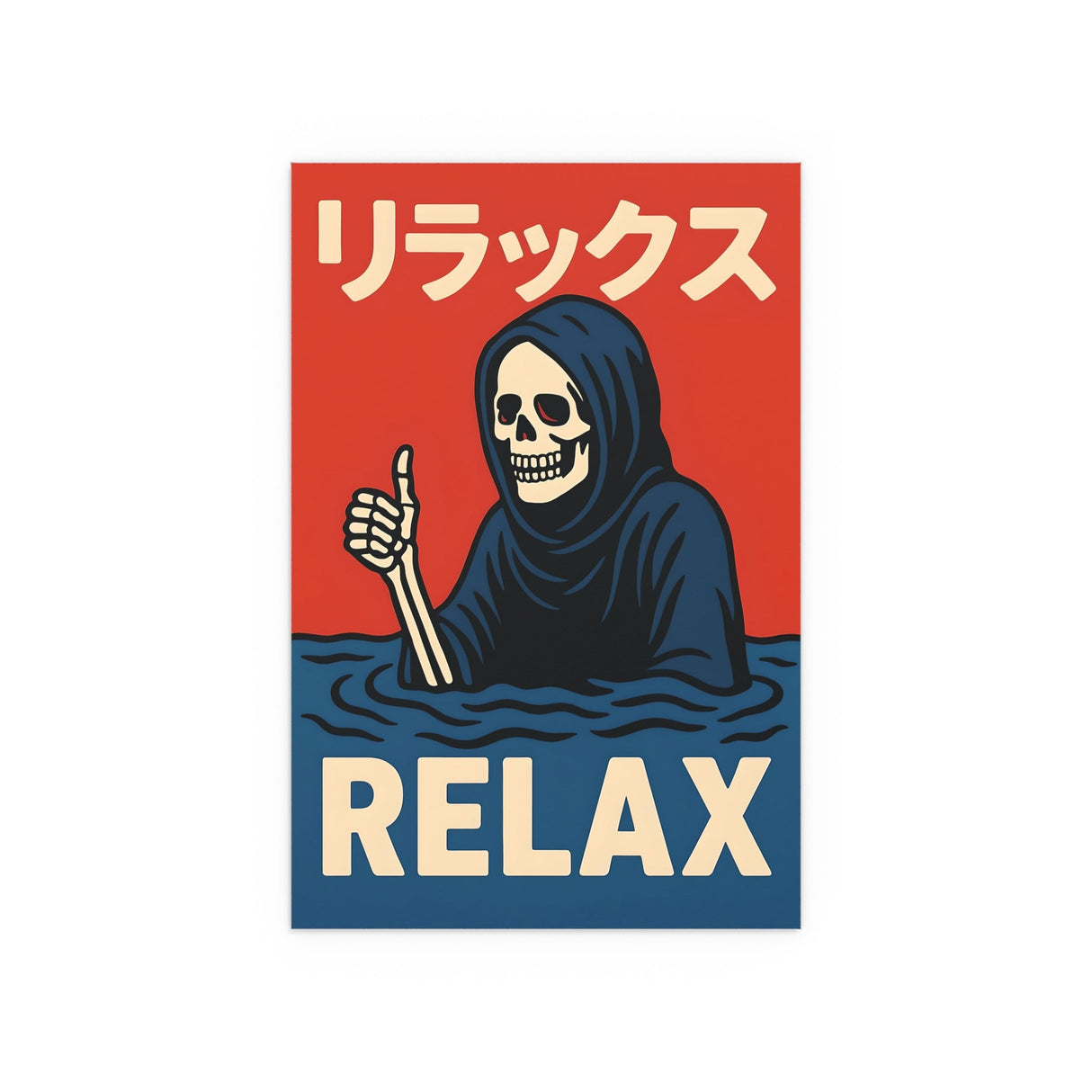 Relax Grim Reaper Print