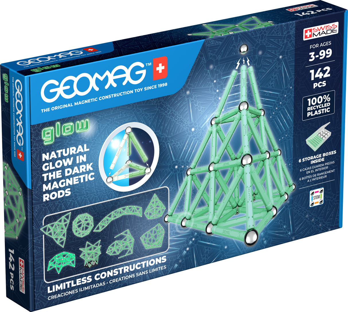 Geomag Glow 142 Pieces Set