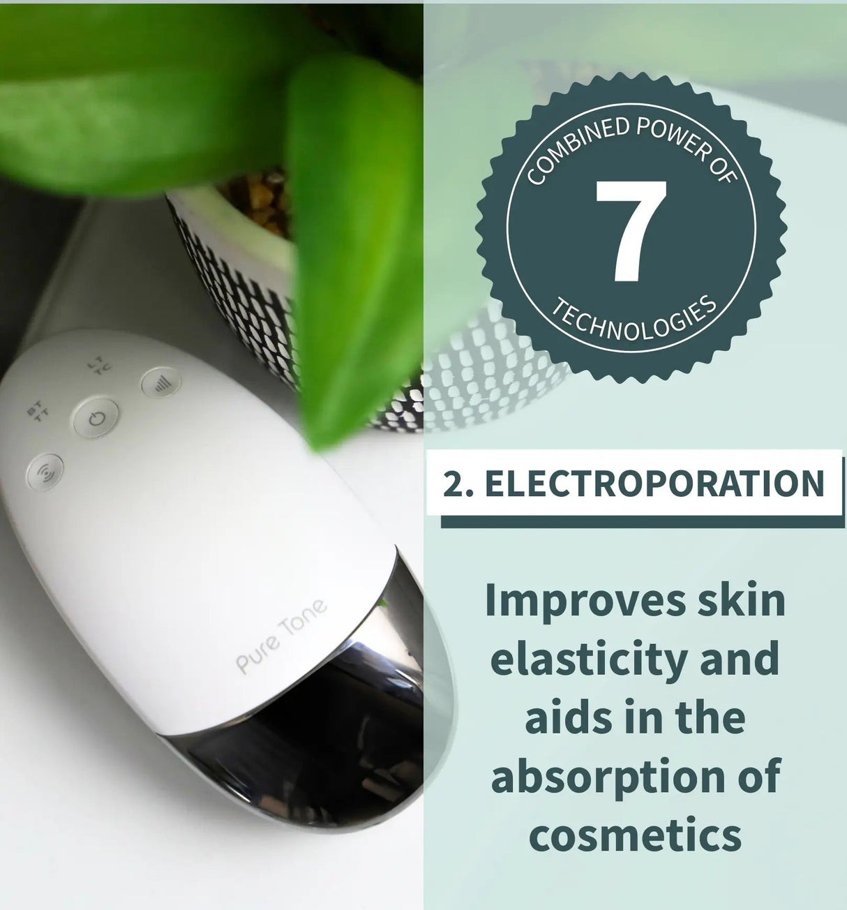 Radiance Pod Deluxe Set. Skin Lifting & Tightening Tool Plus Face-Up Gliding Gel