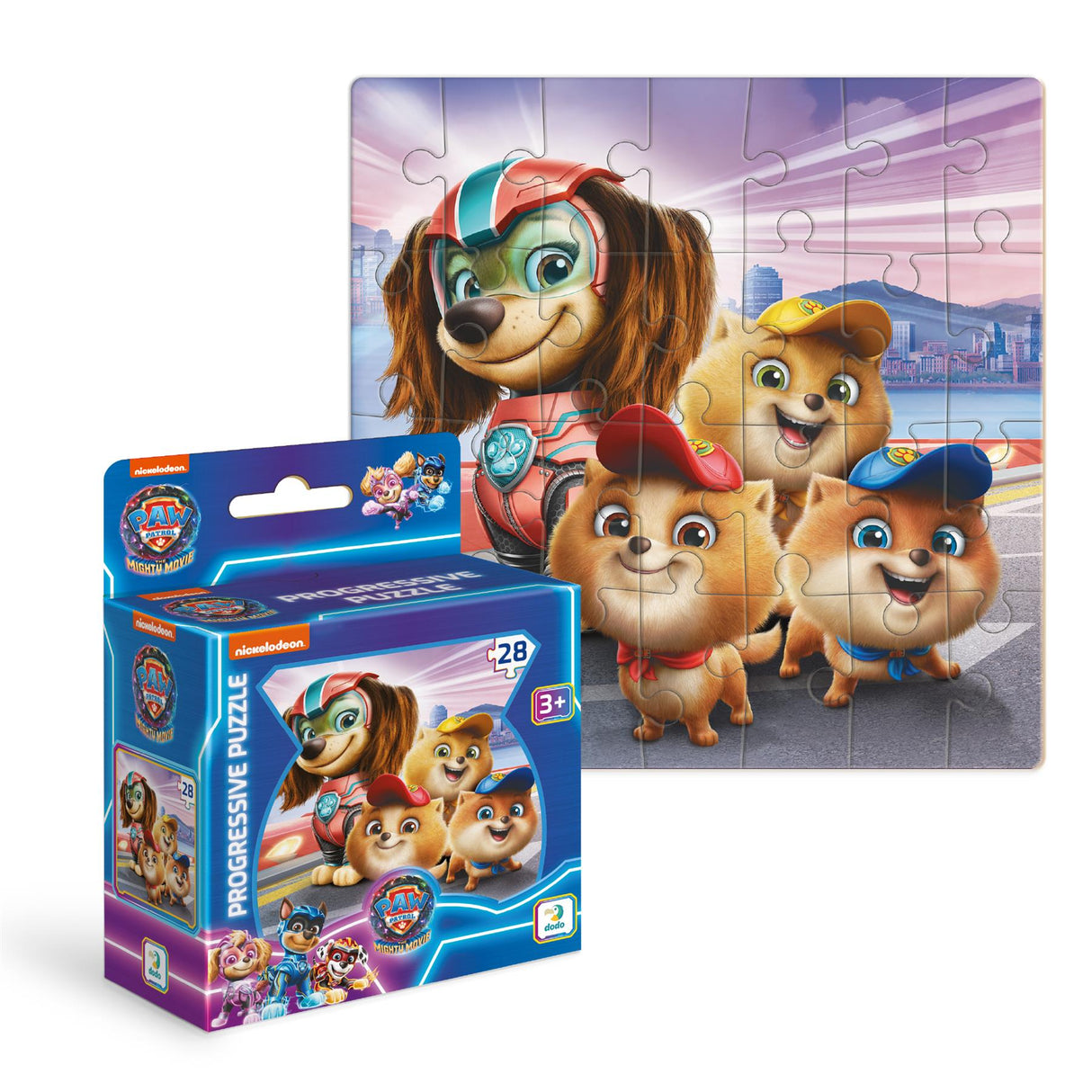Dodo Paw Patrol Liberty & Junior Patrollers Progressive Puzzle Set