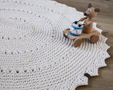 Crochet Rug MANDALA | IVORY