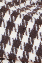 Yumi Black Leopard Print Baker Boy Hat