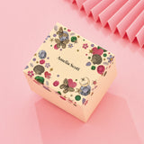 Lucy Rose & Merlot Stripe Velvet Scrunchie