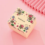 Amelia Icon Print Scrunchie Cream Velvet